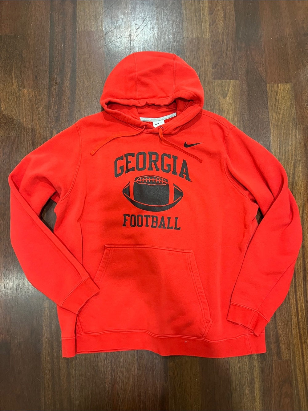 Nike Red Georgia Football Hoodie